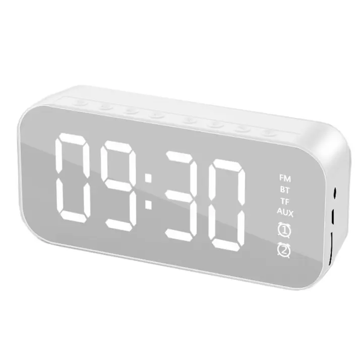 PORCHEDDU Despertador With Altavoz Bluetooth, Despertador Bluetooth Para Dormitorio De Personas Mayores, Pantalla Led - 1