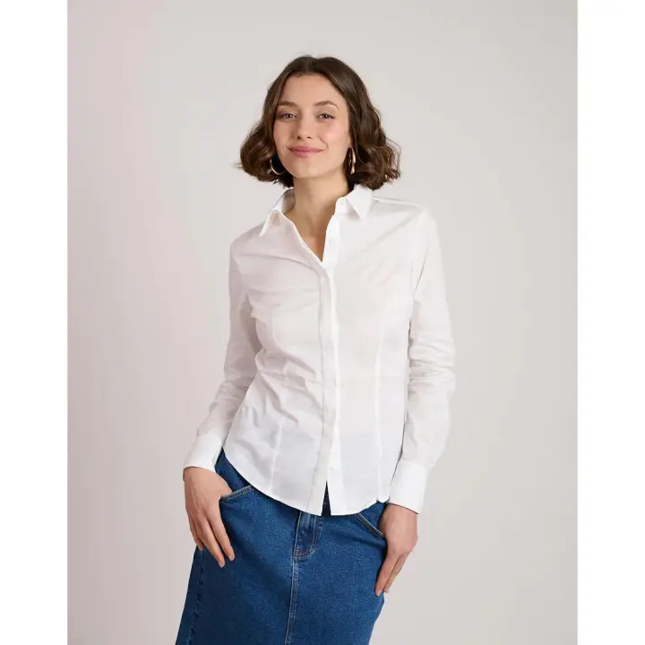 NAF NAF - Camisa tapeta Color Blanco de NAF NAF - 1