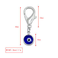 Lucky Eye Set De 3 Llaveros Con Piedras De Ojo Turco Y Mano De Fatima Llavero De Aleación De Metal Para Coche Y Bolso - details 25