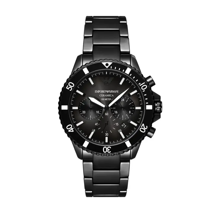 Emporio Armani Reloj CERAMIC，BLACK，QUARTZ/CHRONO AR70010 - 1