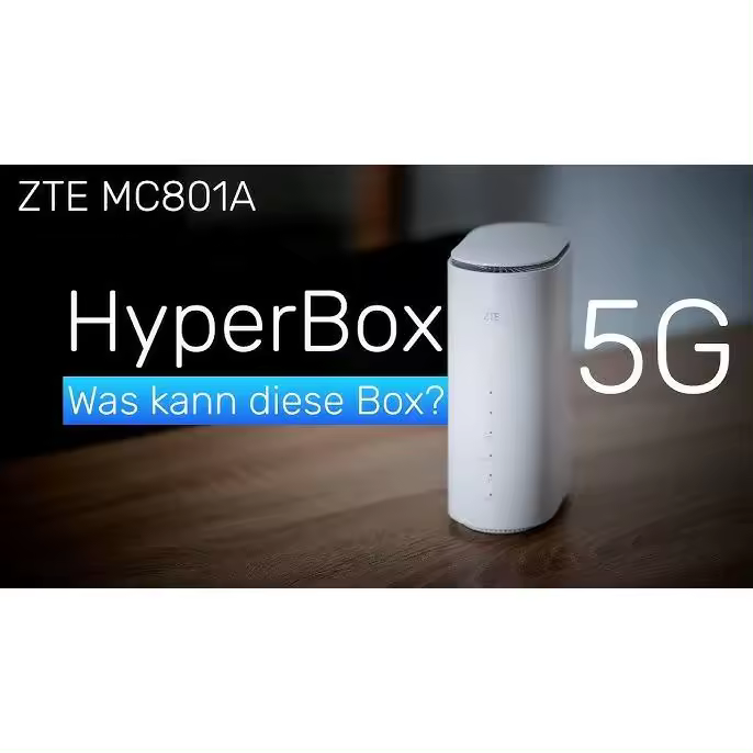 ROUTER - ZTE 5G CPE MC801A, enrutador doméstico WiFi desbloqueado 5G, Wi-Fi 6 rápido, hasta 3,8 Gbps, diseño de alta gama con bajo consumo de energía, enchufe de la UE - 1