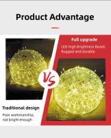 Lámpara Colgante De Rattan LED Para Navidad Y Ramadan Decoración De Fiesta Y Boda Al Aire Libre Cadena De Luces De Navidad - details 3