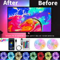 Tiras LED RGB Bluetooth Control Para TV Y Decoración De Habitaciones Y Fiestas 5V SMD 5050 Luz De Fondo Para TV No Impermeable Para Sala De Estar - details 0