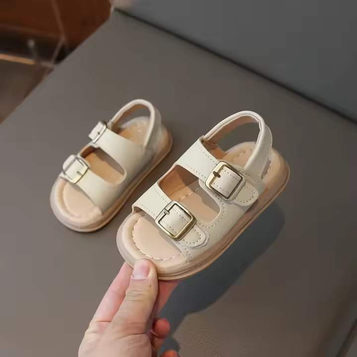 Sandalias Para Niños Y Niñas 2024 Estilo Coreano Moda Verano Cómodas Suela Suave Casual Bonitas Para Playa Talla True Fit Material De Suela De Goma Antideslizante - 1