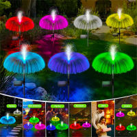 Lámparas De Jardín LED Solares De Medusa Luz Cambio De Color 7 Impermeables Para Decoración De Camino Jardín Flores Solares - details 6