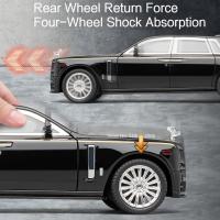 Coche De Juguete Rolls Royce Phantom a Escala 1:24 Con Luz Y Sonido Puertas Abatibles Coleccionable De Metal Absorbente De Impacto Regalo Para Mayores De 14 Años - details 9