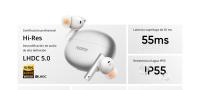 Auriculares - realme Buds Air 6 Versión Global, dispositivo con cancelación activa de ruido, 50dB, Bluetooth 5,3, Bluetooth con 6 HD Mic Hi-Res Stereo,Auriculares inalámbricos con altavoz conductor de 12,44 mm, 40 horas de duración de la batería - details 1