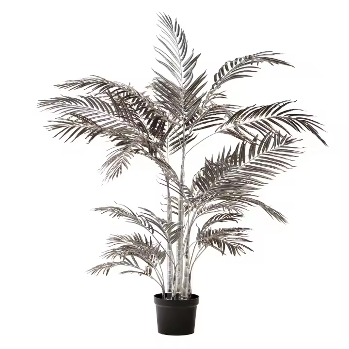 Adda Home Árbol Palmera Gris con Maceta 75x45x135 Cm - Toque de Verde y Vida - 1