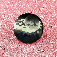 Pins De Anime Cartoon Mushishi Broche Redondo De Tinplate Para Accesorios De Bolso Regalos Souvenir Broche De Solapa - details 6