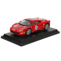 Burago - Maqueta coche Ferrari a escala 1:24, con carrocería fiel al modelo original, interior de alta precisión, detalles de competición y pintura realista, incluye peana expositora, ideal para coleccionistas y amantes del motor - details 1
