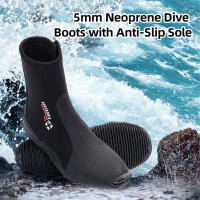 Botas De Buceo De Neopreno 5MM Antideslizantes Para Surf Y Natación Botas De Agua Para Buceo Y Navegación Zapatos De Deportes Acuáticos Para Hombres - details 10