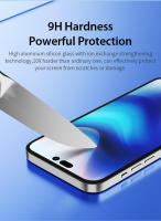Vokamo - Protector de Pantalla de Vidrio Templado Acabado Mate 0,25mm de Alta Calidad y Ultra Claridad HD para iPhone 14 Series (iPhone 14, 14 Plus, 14 Pro, 14 Pro Max) Borde Negro y Anti Huellas - details 6