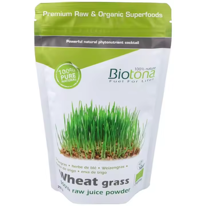 Biotona Wheat Grass Raw Superfood Bio 200G - 1