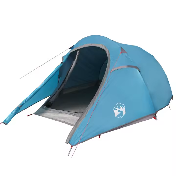 vidaXL Tienda de campaña túnel para 3 personas impermeable azul - 1