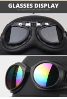 Casco De Motocicleta Medio De Cuero Aleman Vintage Casco Moto Moto Pilot Biker DOT Certificación Unisex Tamaños S-XXL - details 6