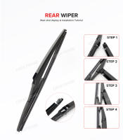 Kit De Limpiaparabrisas Frontal Y Trasero Para Daihatsu Sirion MK2 2005-2012 Hojas De Limpieza De Ventanas Del Parabrisas 20"+16"+14" - details 2