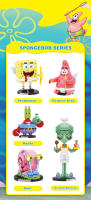 Bloques De Construcción Spongebob Krusty Krab Casa De Naranja Squidward Habitación Patrick Star Escenas Figura Modelo Anime Juguete Regalo Para Adultos Y Niños - details 1