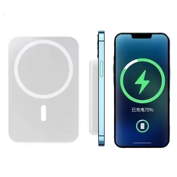 Banco de energía magnético de 6500mAh, Power Bank  Magsafe,Batería magsafe externa de alta capacidad, carga rápida inalámbrica, cargador portátil, compatible con iPhone 14/13/12, Xiaomi, Samsung, Huawei, - 1