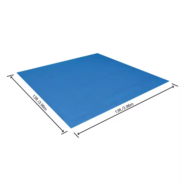 Tapiz de suelo protector cuadrado (manto/lona) de plástico Bestway para la protección de la base de piscinas desmontables, evita pinchazos. Distintos tamaños disponibles - 1