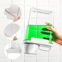 Dispensador De Detergente De Lavandería Airtight Caja De Almacenamiento De Polvo Transparente Contenedor De Líquido Para Detergente Con Tapa - details 2