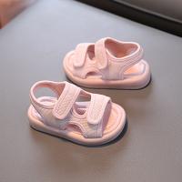 Sandalias Para Niñas Con Diseño Suave Y Bajo Para Niños Y Bebés En Colores Sólidos Estilo Coreano Casual Antideslizantes Para Verano - details 3