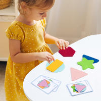 Juegos Educativos De Colores Y Formas Geométricas En Madera Juguete De Razonamiento Lógico De Pila De Figuras Para Niños De 3-6 Años - details 2