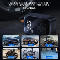 Bomba de Aire Compresor Inalámbrico para Coche 1PC Inflador de Neumáticos Eléctrico para Motocicleta Barco Automóvil Bomba de Inflado de Neumáticos Material ABS + Componentes Electrónicos - details 2