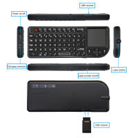 Teclado Inalámbrico 2.4G RF Con Touchpad Ratón 3 En 1 Portátil Para PC Notebook Smart TV Box Klawiatura Handheld with Touchpad Mouse for PC Notebook Smart TV Box - details 7