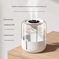 Humididiador de vapor frío de Doble Chorro de gran capacidad de 6,8 L/240 Oz, difusor de Aire Silencioso, 3 velocidades de Niebla con Luz Nocturna y Pantalla digital, ideal para habitaciones grandes, oficinas, hogares, spas, yoga, dormitorios y gimnasios. - details 2