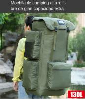 Mochila Táctica Grande De 110L Y 130L Para Camping Viajes Y Senderismo Exterior Equipaje Para Hombres Bolsa De Hombro Militar - details 1