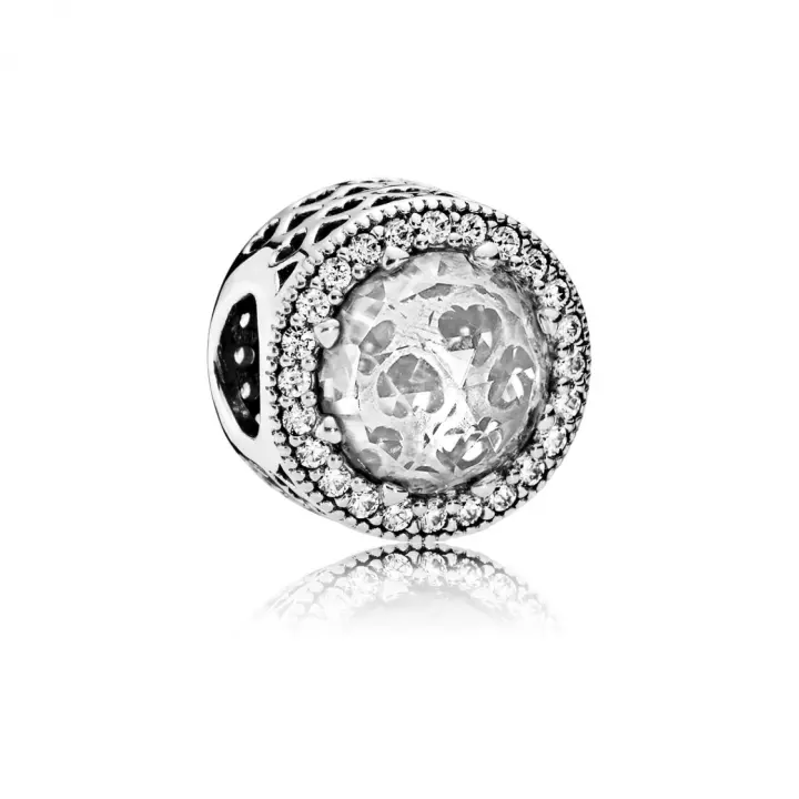 Abalorio Pandora 791725CZ Mujer Corazones Radiantes - 1