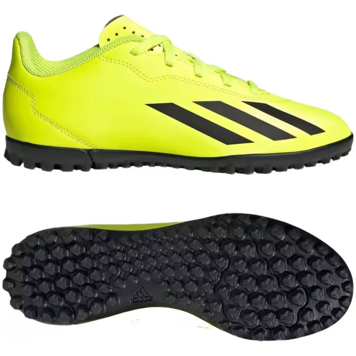 Zapatillas-Futbol marca Adidas modelo If0707 para kids en color verde - 1