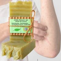 3 Jabones Artesanales Aceite de Laurel. Dermatitis. Piel Sensible. Pumarshop Cinnia Natura. Jabón Artesano hecho a  mano - details 1
