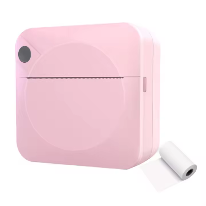 Mini impresora portátil inalámbrica para teléfono móvil IOS y Android, impresión sin tinta, BT, foto térmica, regalo, notas de estudio, etiqueta de recibo - 1