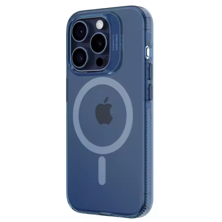 VOKAMO Funda con Anillo Magnético Compatible con MagSafe para iPhone 15, iPhone 15 Plus, iPhone 15 Pro, iPhone 15 Pro Max de Alta Calidad con Borde Reforzado Muy Resistente a los Golpes y Anti Amarillamiento- Varios Colores - 1