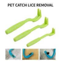 3 Sets Eliminador De Pulgas Y Gatos Para Perros Herramienta De Extracción De Pulgas Y Pulgas Accesorios Para Mascotas Material Plástico - details 0