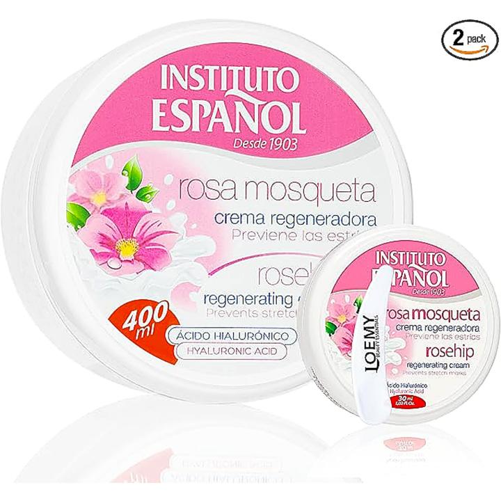 Instituto Español Rosa Mosqueta Crema Regeneradora Pack 400ml+30ml Hialurónico — oferta en Miravia