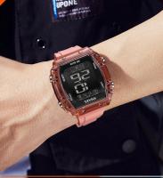 Reloj Deportivo SMAEL Para Mujer Con Correa De Silicona Impermeable Y Pantalla LED Digital Resistente Al Choque Y Con Luz Trasera - details 16