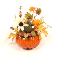 Simulación De Calabaza Para Mesa Pendulum Festival De La Renta Halloween Color De Otoño Decoración De Hogar Hoja De Maple Pomelo Proporciones De Figuras Y Miniaturas - details 2