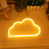 Lámpara De Neón Estrella Nube Luna Luz Nocturna LED USB Para Decoración De Hogar Boda Bar Negocios Fiesta Navidad Regalos - details 7