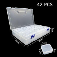 Caja De Almacenamiento De Plástico Transparente Para Bolas Mini Organizador De Artesanía Pequeño Empaque Independiente - details 3