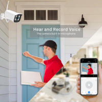 Cámara De Seguridad IP 1080P 5MP Exterior WiFi Cámara De Vigilancia Inalámbrica Impermeable Bala HD CamHi Cam Para El Hogar - details 7