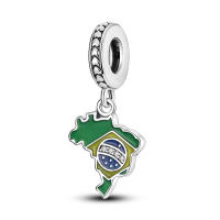 Encanto De Colgante De Árbol De Familia Platinado En Plata Para Pulsera De Bangle Y Collar DIY Regalo Con Doble Vuelo Aéreo - details 61