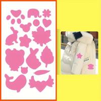 Chaqueta De Poliéster Con Patrón De Flores Autocolantes Reparación Permanente Lavable Hilo Libre Manual Pequeño Tamaño - details 2