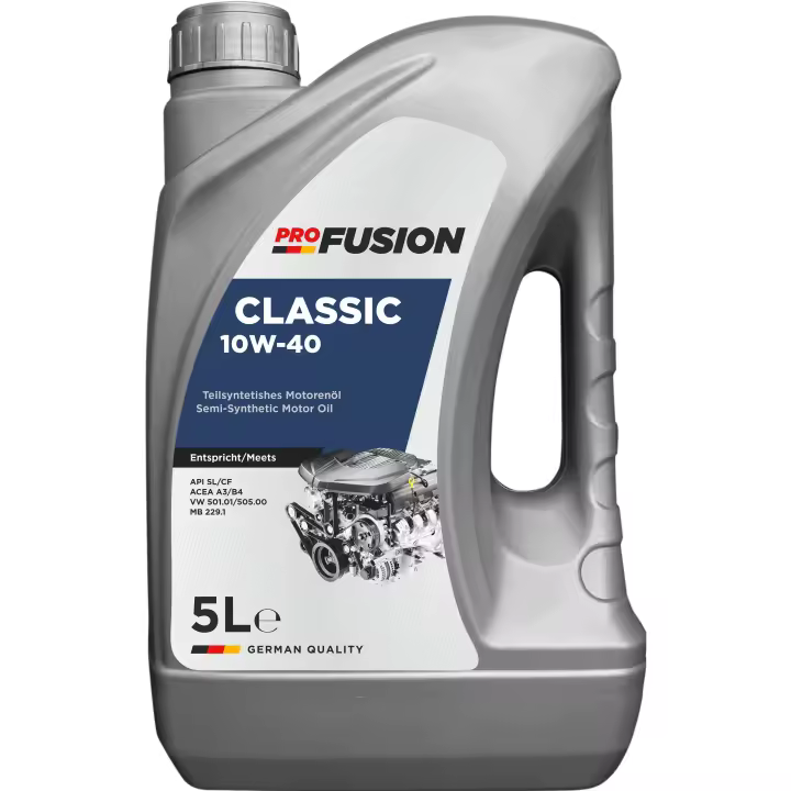 ProFusion Aceite para Motores Gasolina y Diésel - Lubricante para Coche 10w40 5L - 1