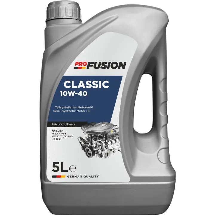 ProFusion Aceite para Motores Gasolina y Diésel - Lubricante para Coche 10w40 5L - 1