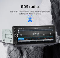 BQCC 1 Din Radio De Coche Con Pantalla IPS De 6.86 Pulgadas Android Auto Wireless Carplay RDS USB BT Carga Rápida Protección De Energía Tipo-C Estéreo - details 7