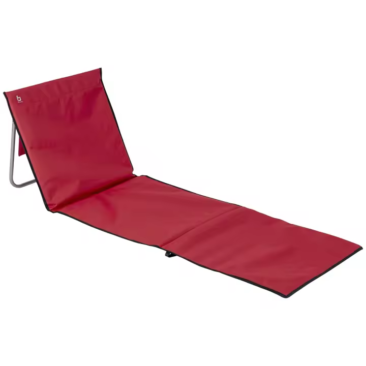 Bo-Camp - Esterilla de playa - Silla de playa - Lota - Rojo - 1