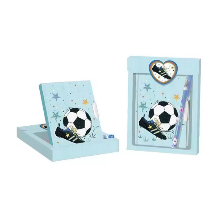 Disok Set de Regalo + Bolígrafo Fútbol - Detalles Infantiles Bodas Comuniones Cumpleaños Niños Cumples Colegios Regalos Recuerdos - 1