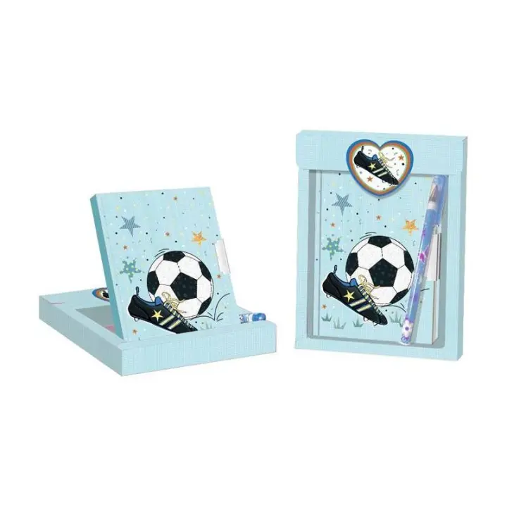 Disok Set de Regalo + Bolígrafo Fútbol - Detalles Infantiles Bodas Comuniones Cumpleaños Niños Cumples Colegios Regalos Recuerdos - 1